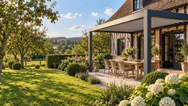 5 raisons d'opter pour une pergola bioclimatique en Normandie